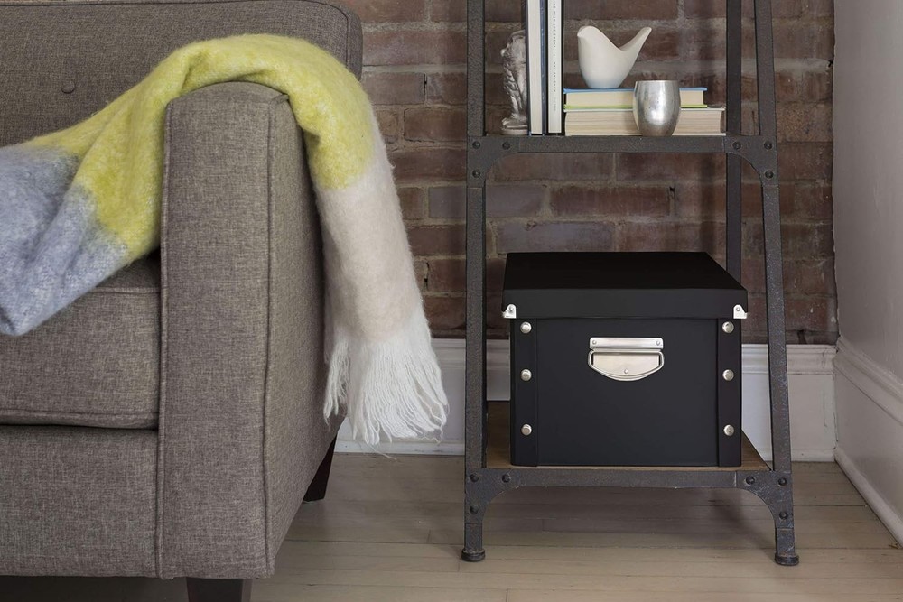 Letter-Size File Box, Black