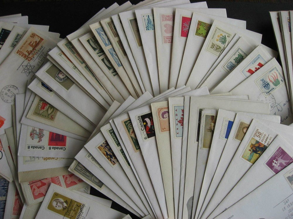 Canada private cachet 150 FDC mixture (duplicates, mixed cond) check them out!