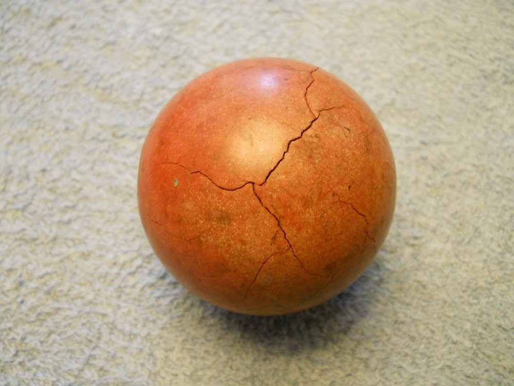 Vintage Clay Billiard Ball- #7