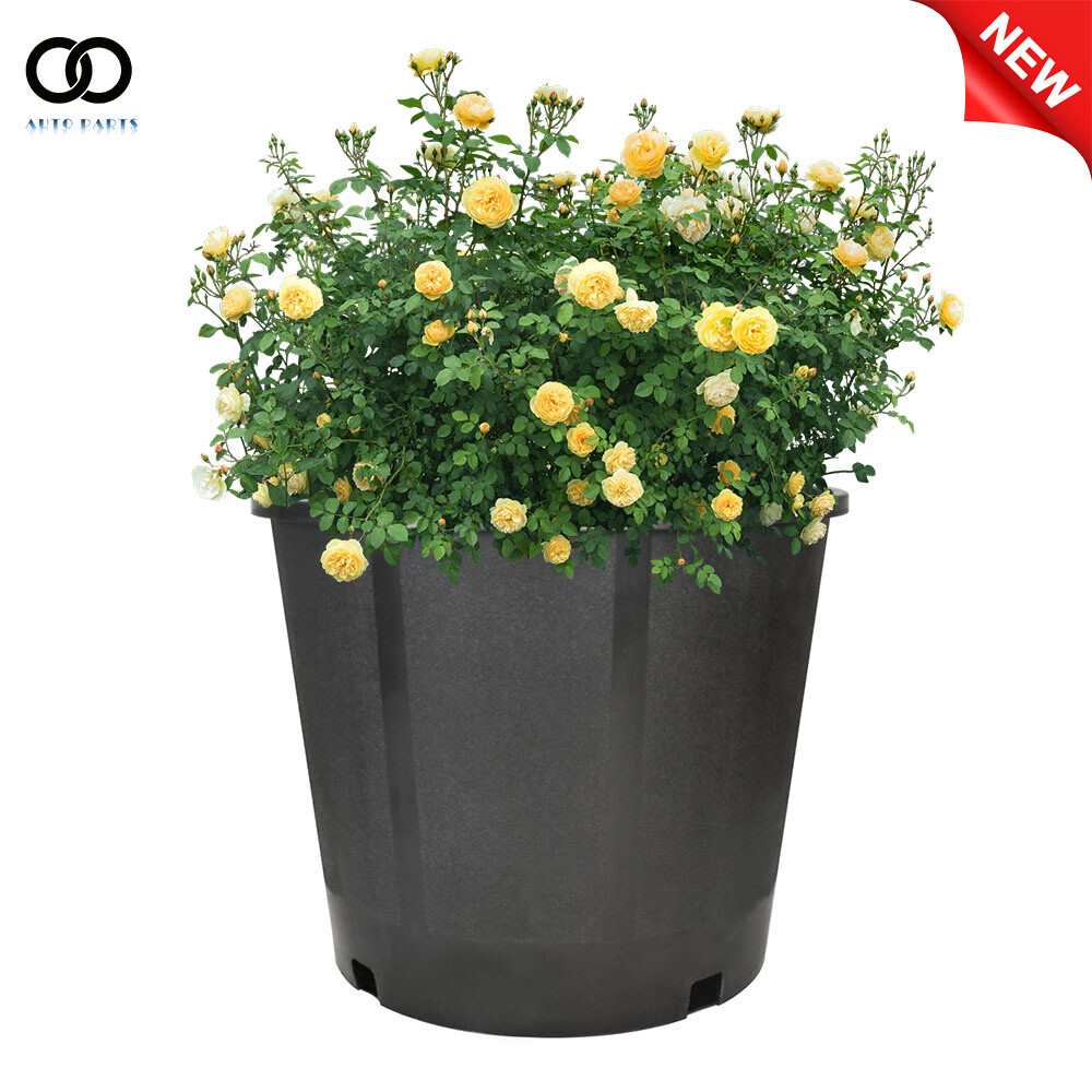 Heavy Duty 3 Gallon Premium Plastic Nursery Pots Flower Plant Pots 10 Pack