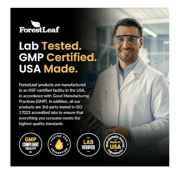 ForestLeaf Creatine Monohydrate Micronized Powder Maximize Muscle Growth. B7