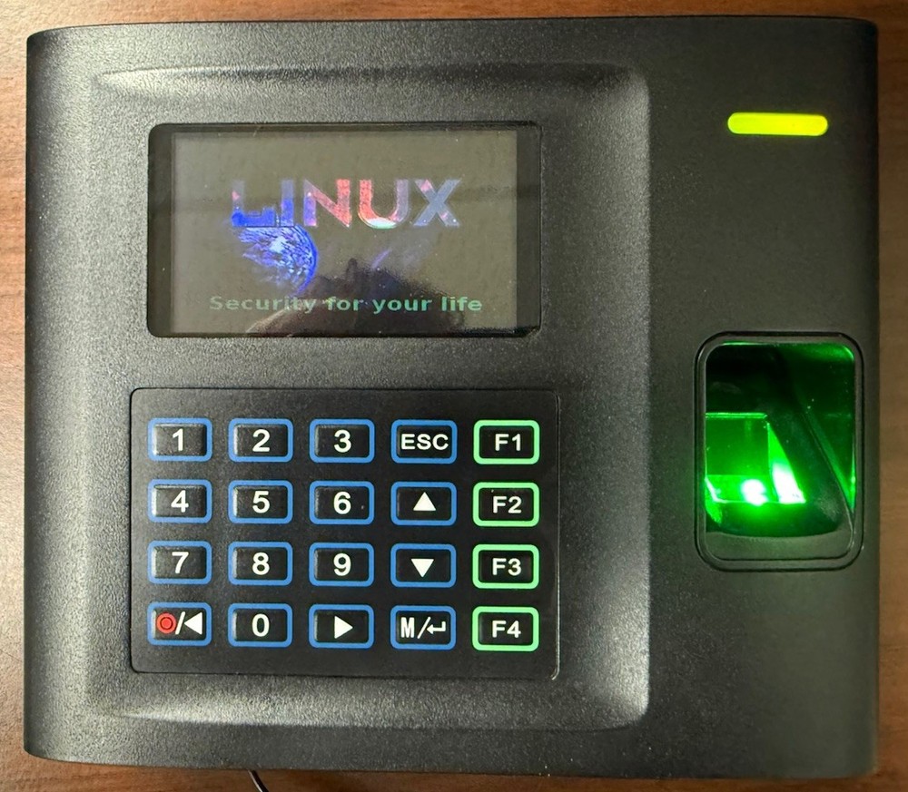 Paycor PT100 Time Clock Terminal Model US10C - Biometric/PIN Entry Tested