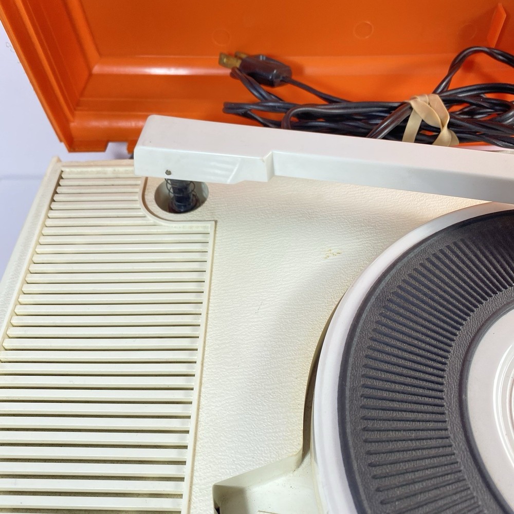 Arvin Solid State Phonograph Orange Read Description