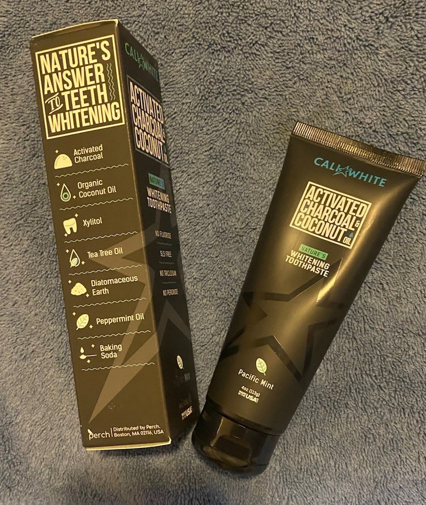 Caliwhite Whitening Toothpaste Pacific Mint 4 oz New in box