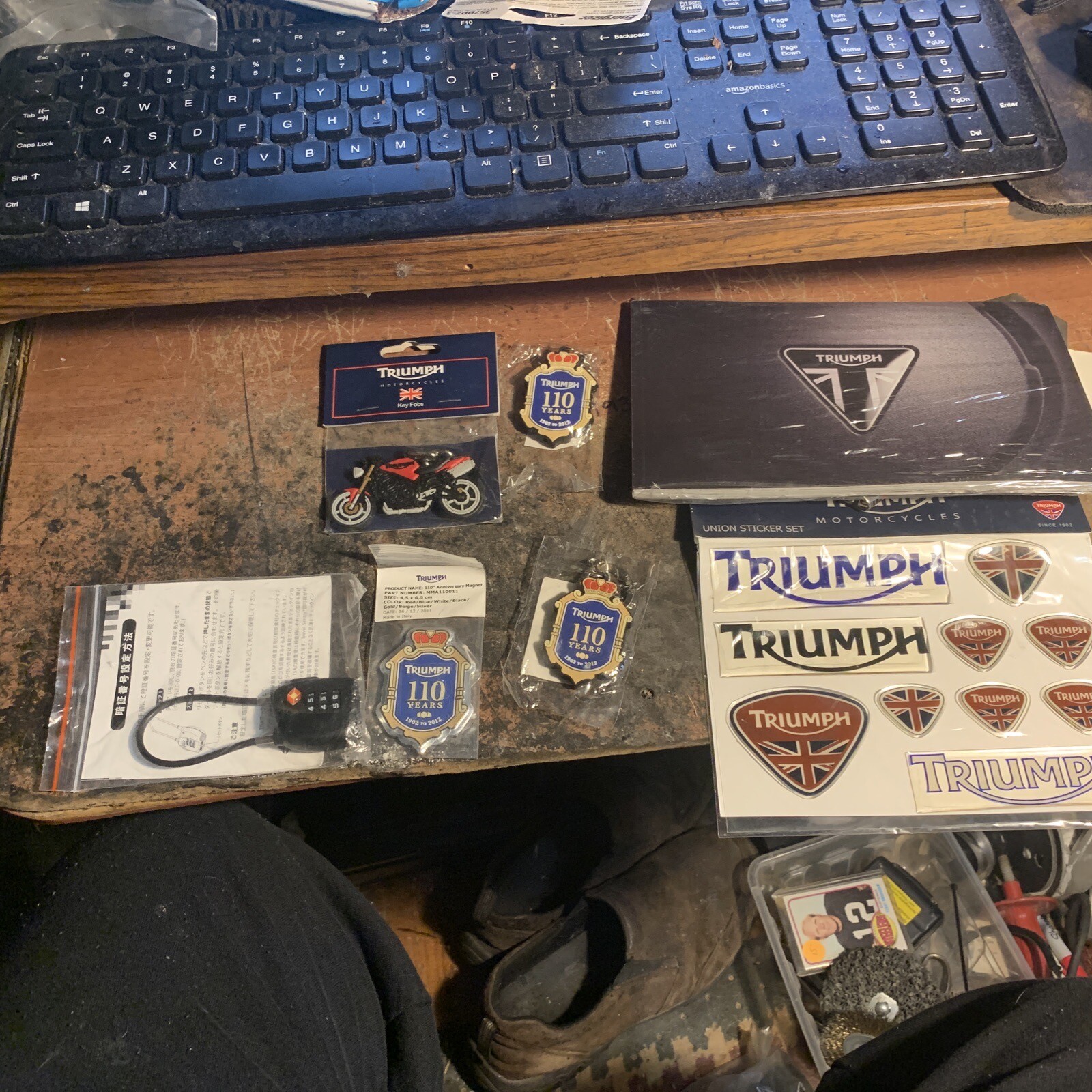 Triumph motorcycles 110 YEAR ANNIVERSARY OWNERS ACCESSORY KIT