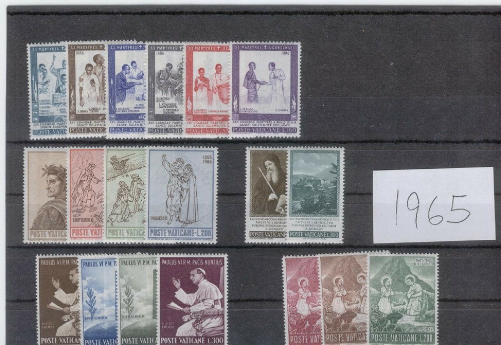 (FY65) Vatican Full yearset MNH 1965