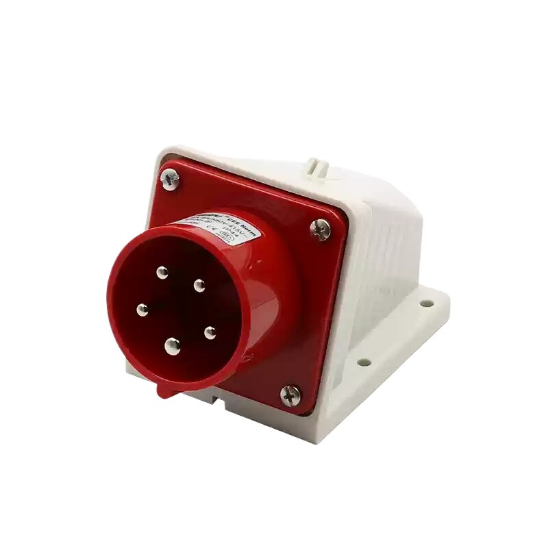 16A 5-Pin Waterproof Industrial TYP635 Surface Mounted Plug
