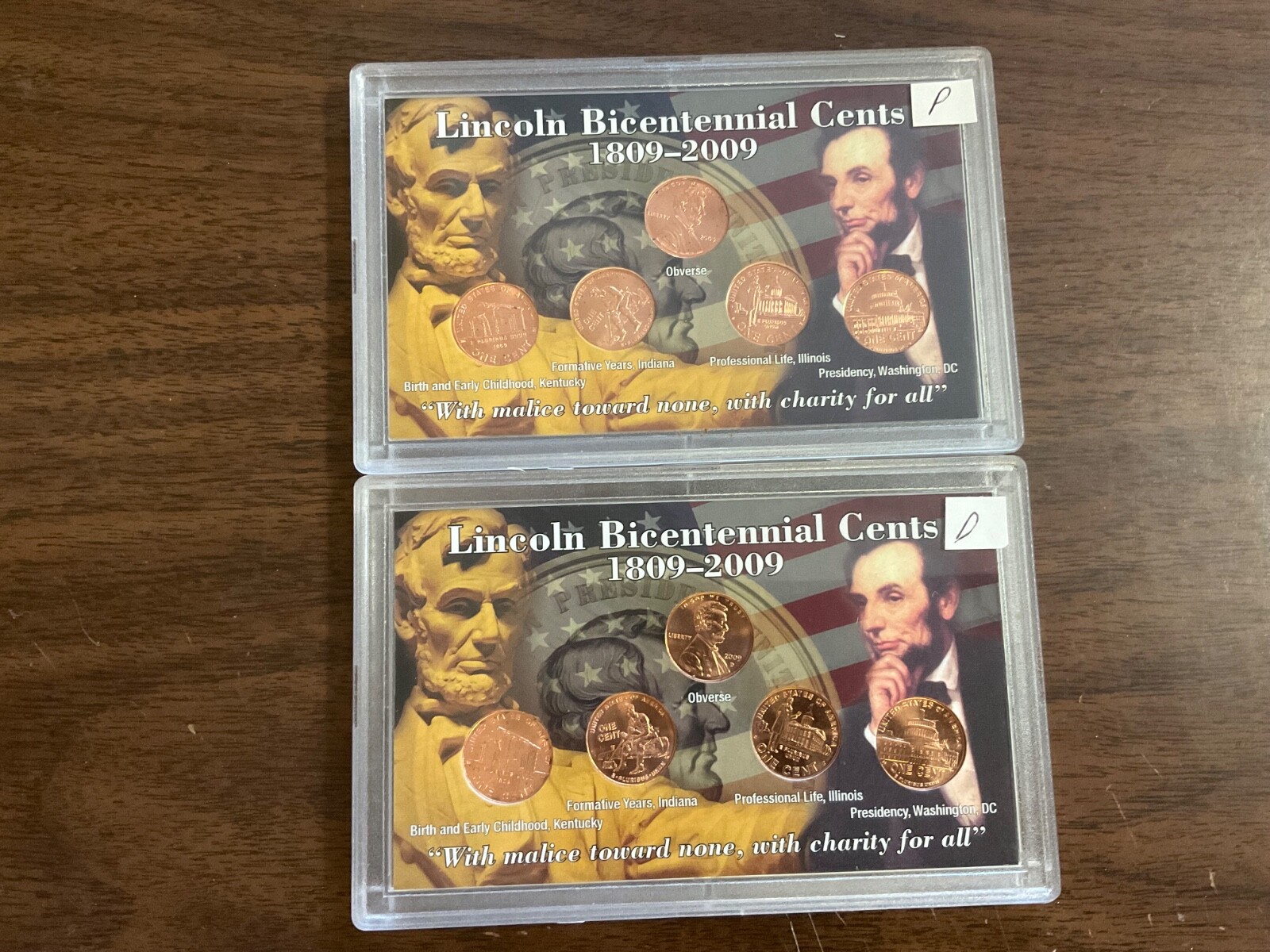 COMPLETE SET 2009 BU Lincoln Penny P&D Mints In Whitman Full Color Case 10 Coins