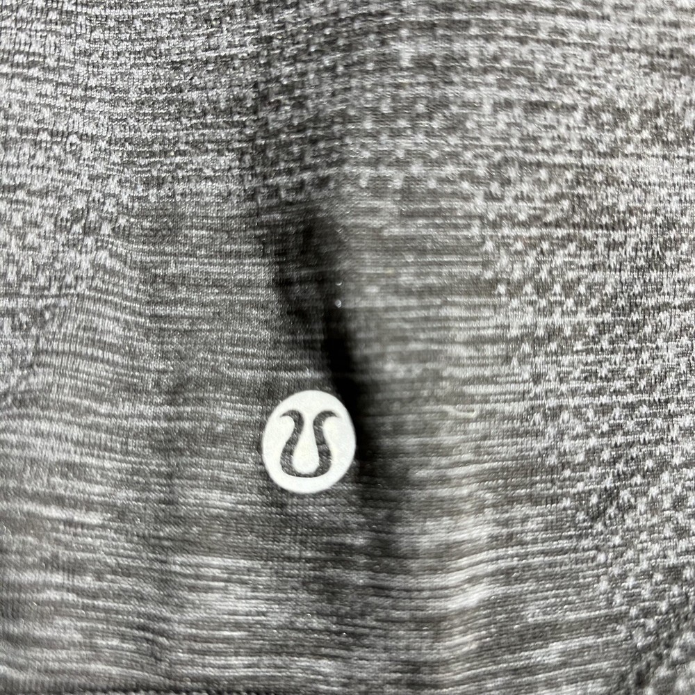 lululemon mens size m silver half zip pullover sweatshirt jacket