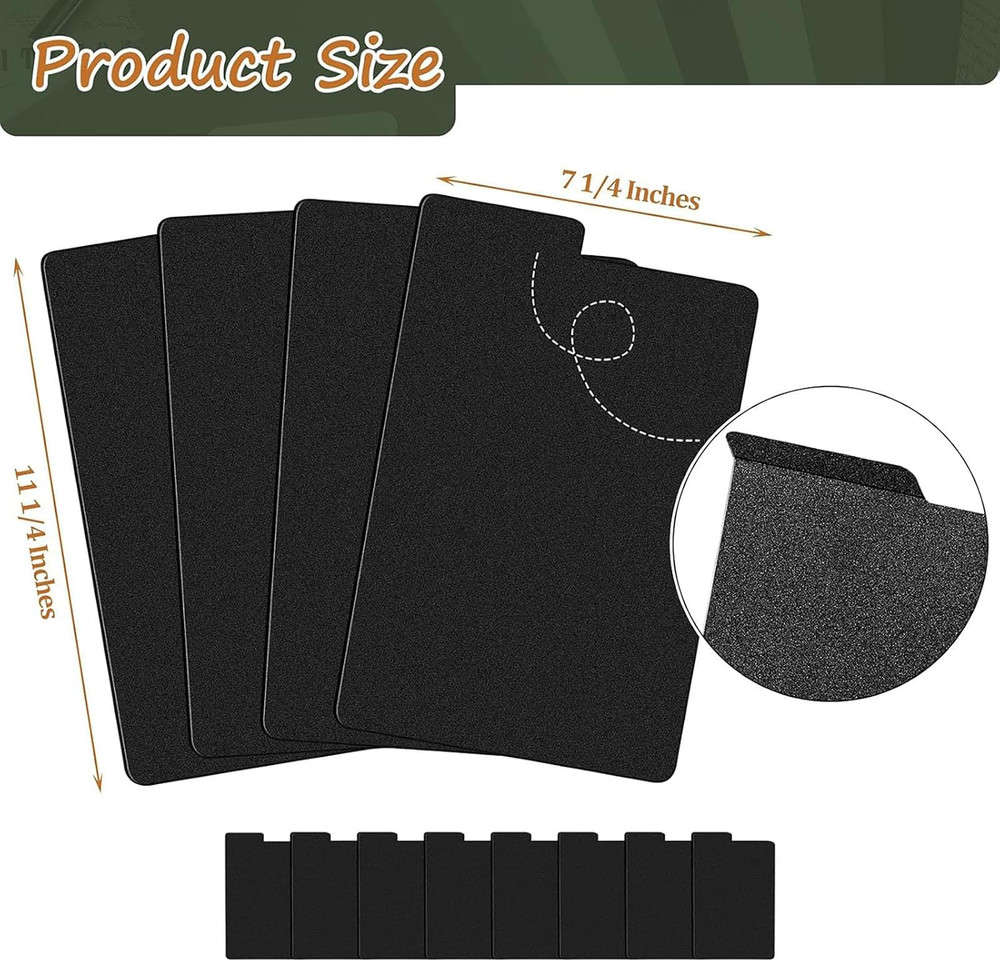 Comic Book Divider Boards 30 Sheets Black