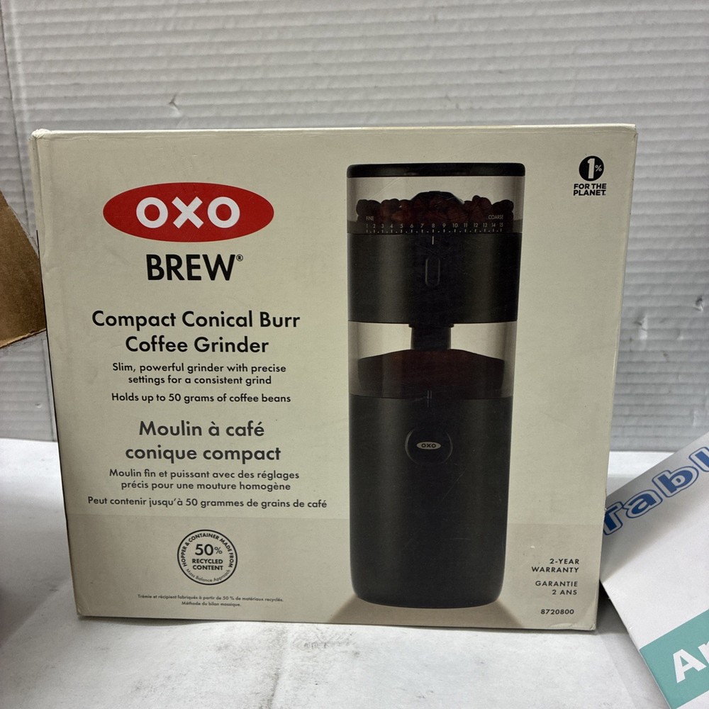 OXO Brew Compact Conical Burr Coffee Grinder