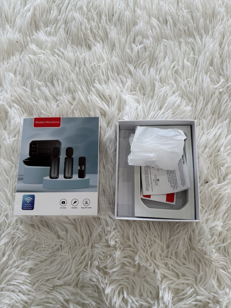 ECOMXIA Wireless Microphone Empty Box