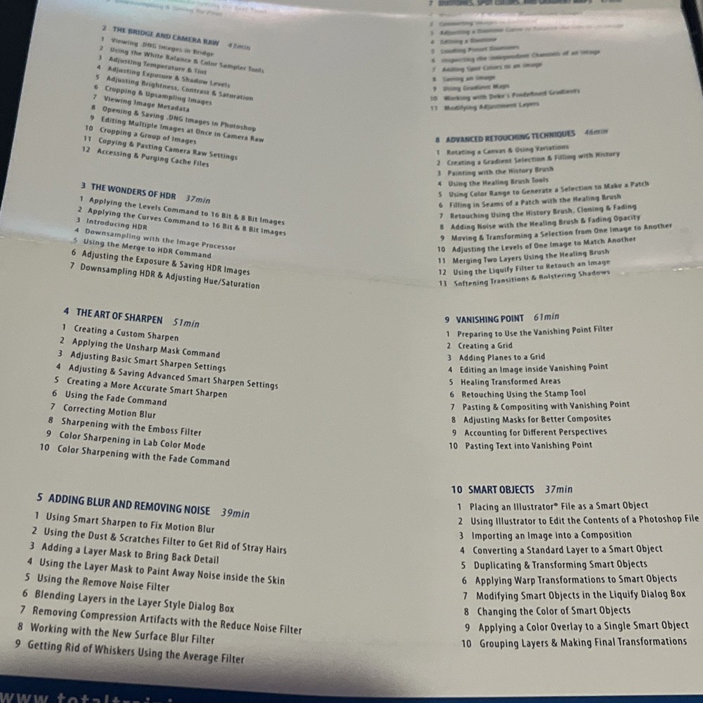 Total Training For Adobe Photoshop CS2 DVD ROM Deke Solutions Network