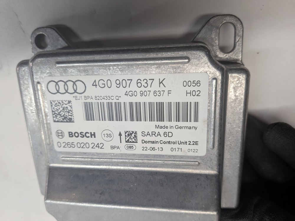 2014 AUDI A7 (C7 4G8) SAFETY RESTRAINT BAG CONTROL MODULE