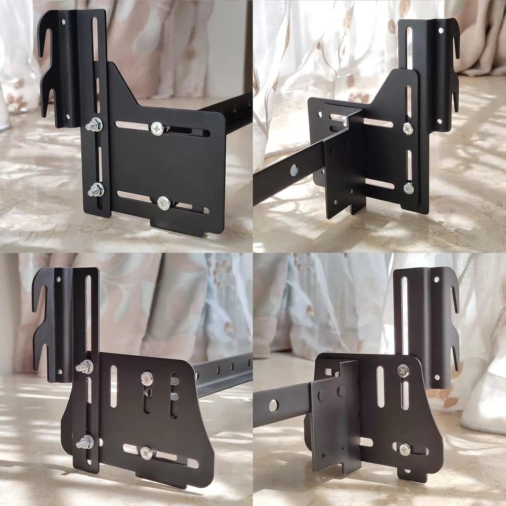 Headboard Adapter Brackets, Bed Frame Hooks, Headboard Brackets for Metal Bed Fr