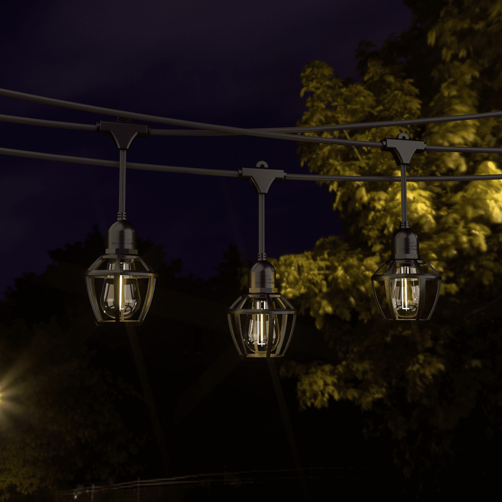 120 Volts 10 Count Warm White LED Retro Outdoor String Light