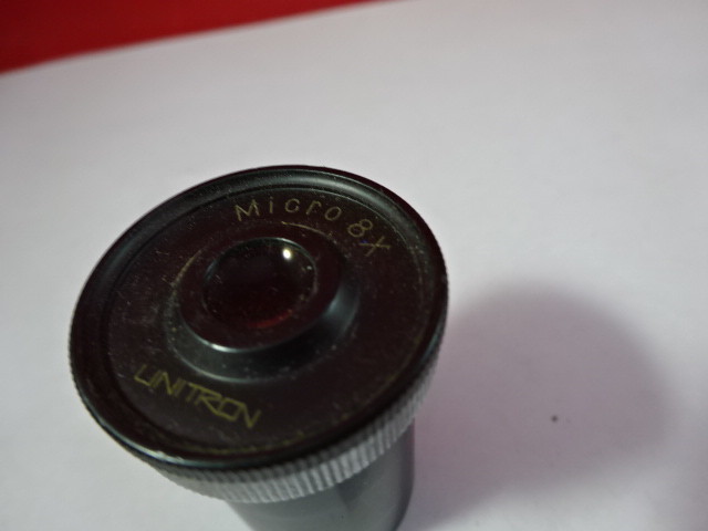 UNITRON MICRO OCULAR EYEPIECE 8X OPTICS MICROSCOPE PART AS IS #91-73