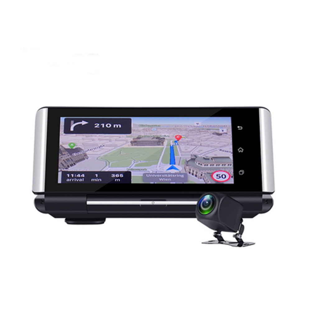 7in Touch Screen Dash Cam Car DVR Driving Recorder Camera GPS Wifi G-sensor ADAS