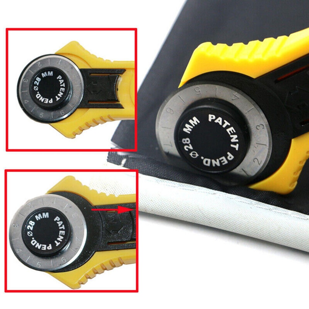 Leather Rotary Cutter Cutting Blades Alloy Tools 28mm Patchwork Craft Tool ff