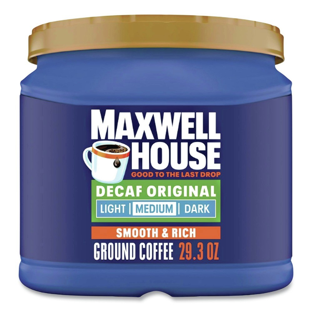MWH 04658 29.3 oz. Can Coffee - Decaffeinated Ground Coffee New