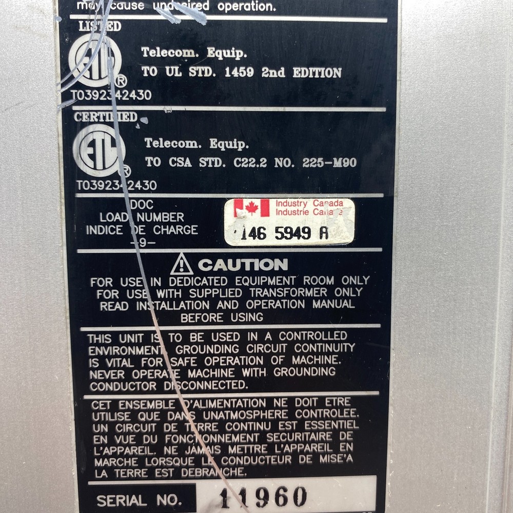 TELETRONICS GTE MODEL 4 HOST LOCAL MODEM SITE EVENT BUFFER II SEHIIBS 2.4🎯
