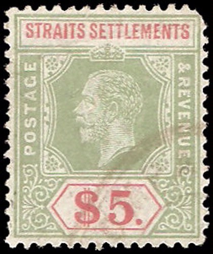 Straits Settlements #167 Used