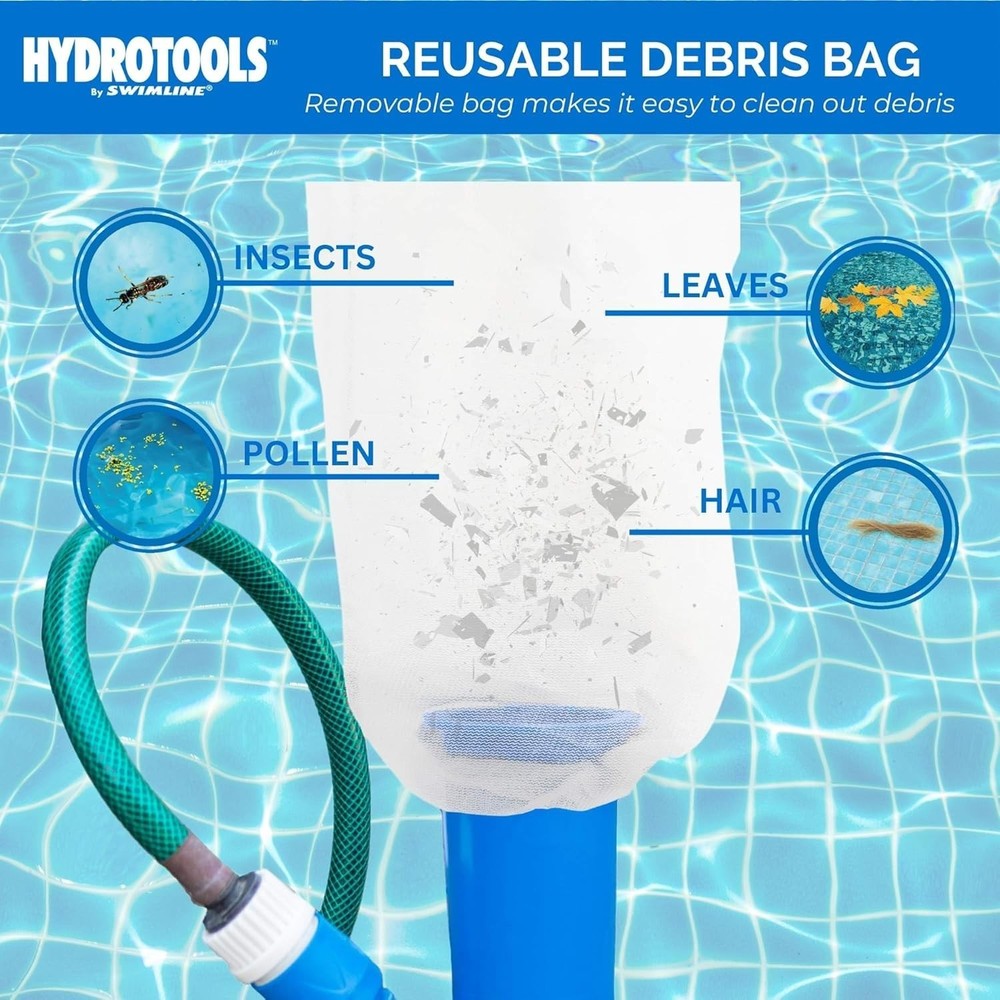 Versatile Garden Hose-Powered Pool Vacuum for Inflatable & Above Ground Pools
