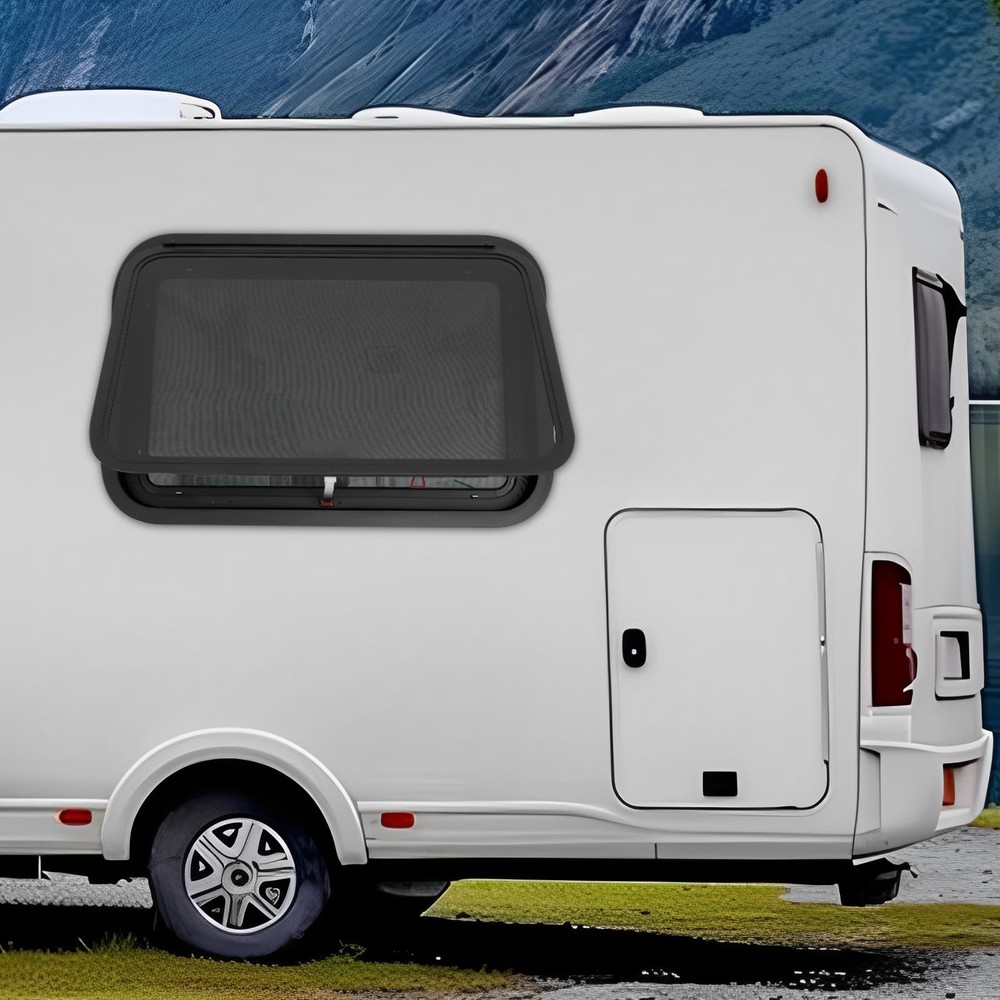 RV Exit Window Replacement 30x20 Tinted Emergency Escape with Net Screen
