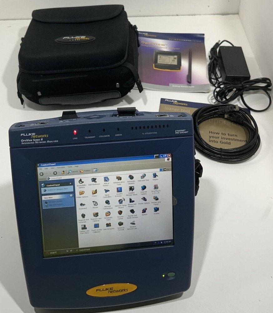 Fluke Network Optiview Series II Integrated Network Analyzer Excellent Condition