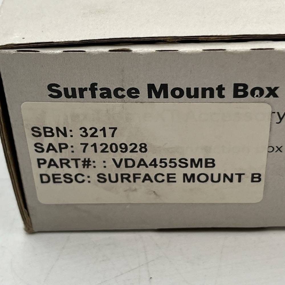 NEW!! Bosch Surface Mounting Box Impact FlexDomeXT Accessory - VDA-455SMB