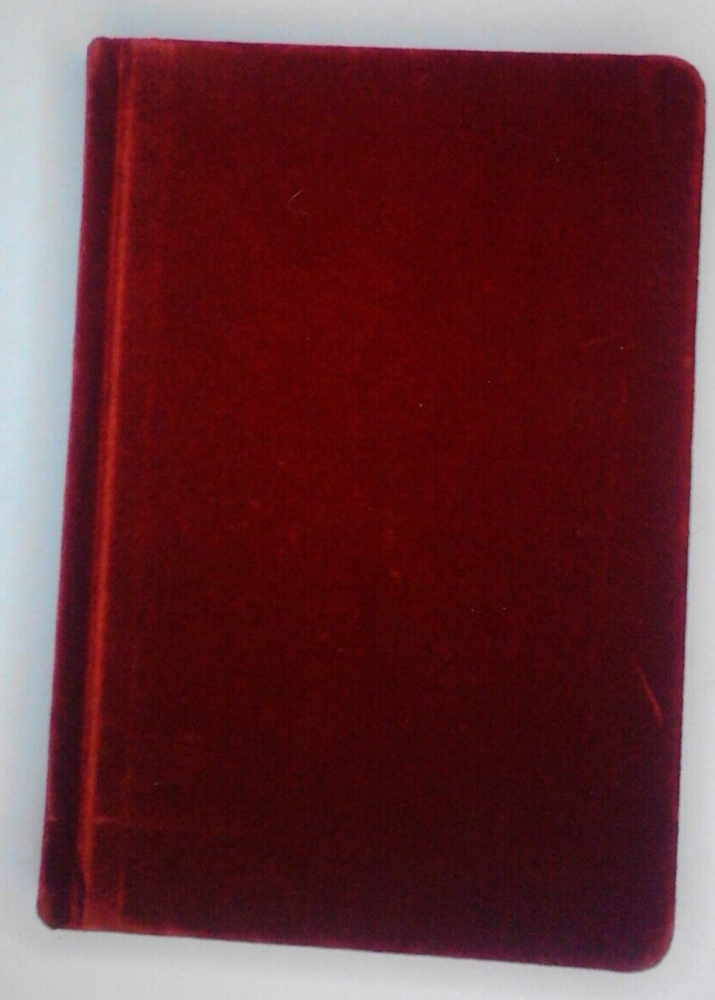 Leo Red velvet notebook / diary