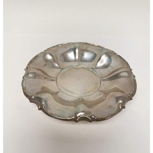 Sterling Silver Small Dish, 2.43ozt 6x1"