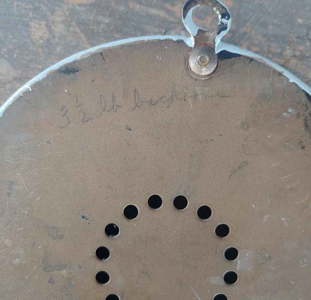 Vintage Waldron Shield Co Temperature Gauge