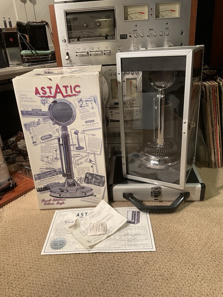 Astatic D-104 Silver Eagle “Final Edition” In Case With Original Box and COA