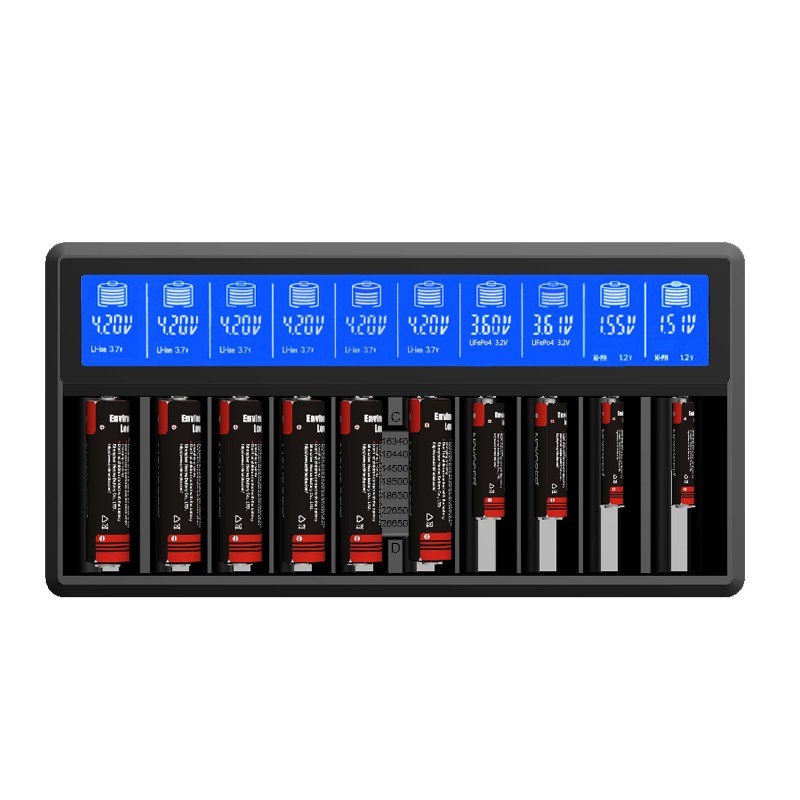 Nokoser M1000 Intelligent LCD Battery Charger NiCd NiMH Li-ion LiFePO4 Powerbank