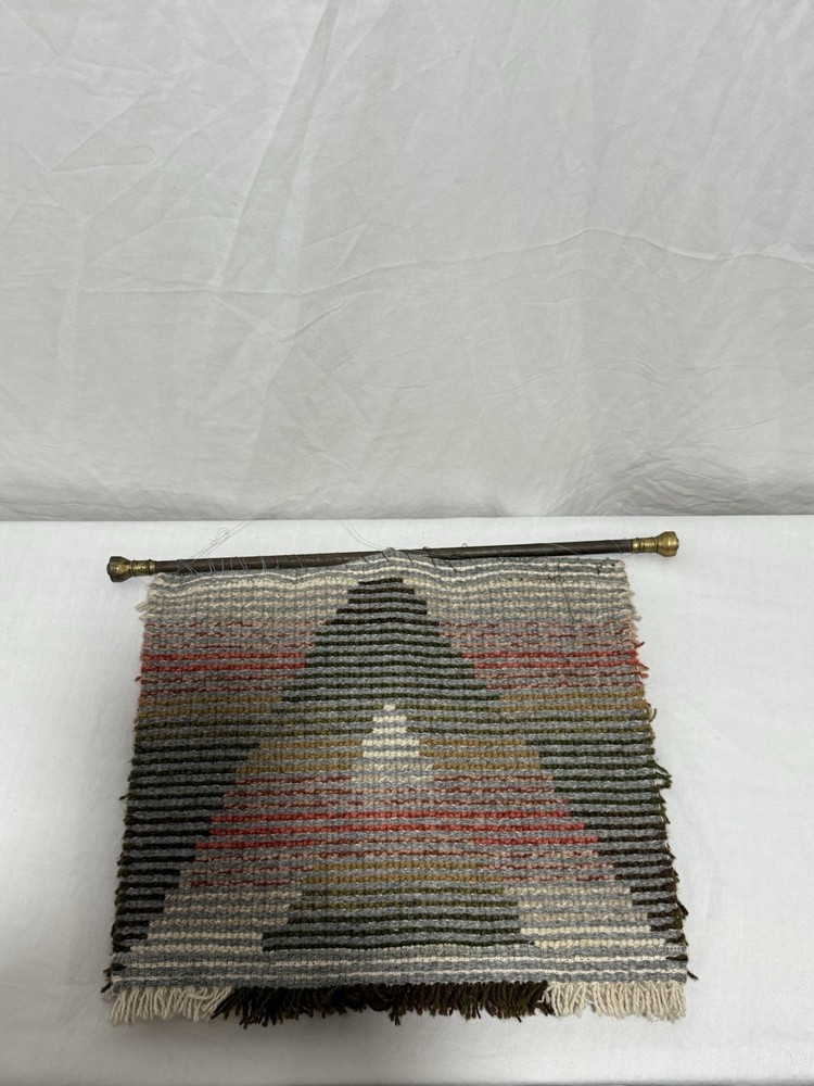 1970s Shaggy Needle Point Panel Wall Art