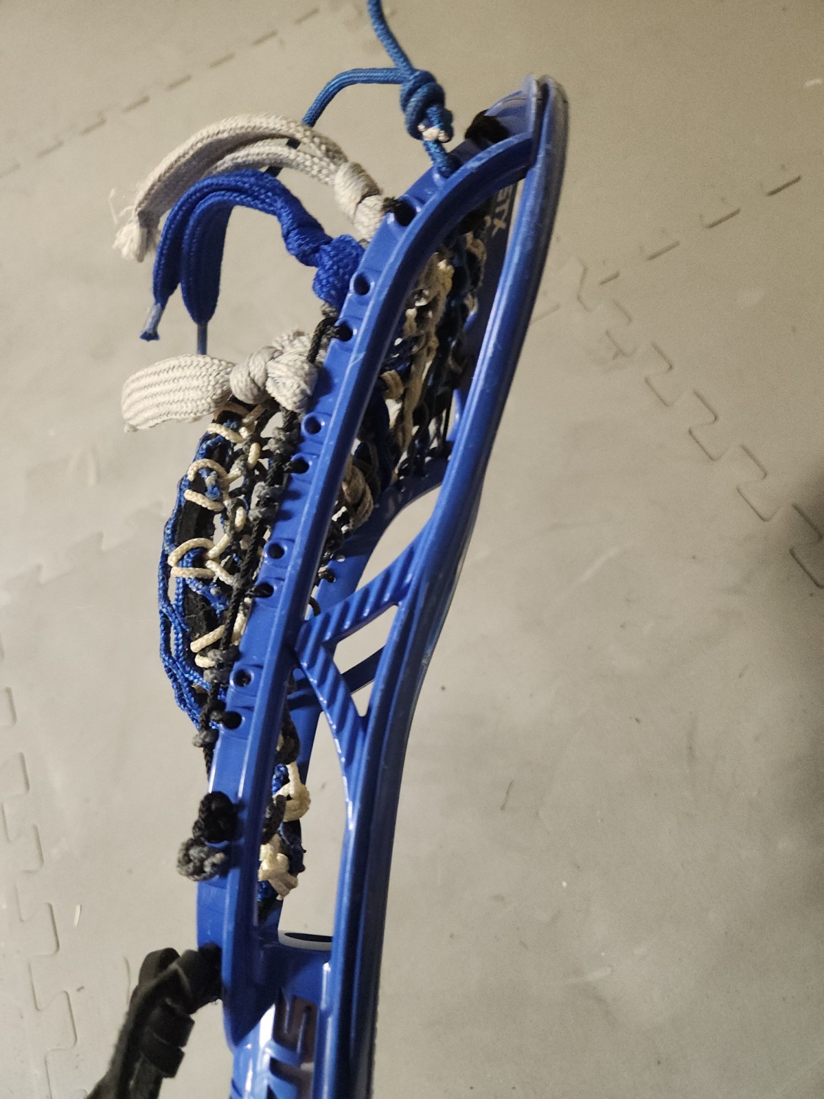 Rare Stx OG K18 Lacrosse Head Excellent Condition On A New Mens 7075 CrankShaft