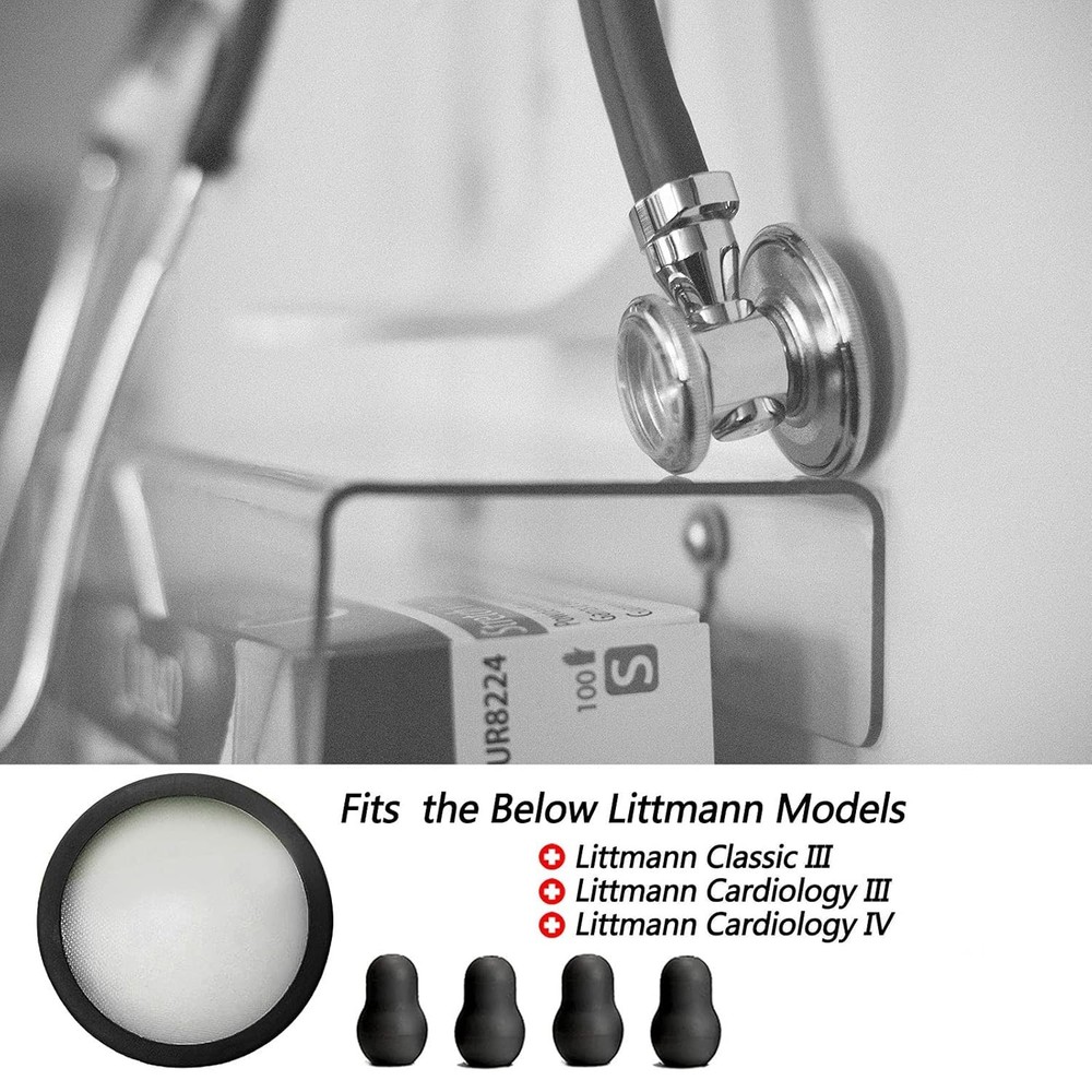 Comfortable Replacement Parts for Littman Stethoscope - Ear Tips & Diaphragm