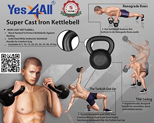 Everyday Essentials Cast Iron Kettlebell 5 lb - NEW