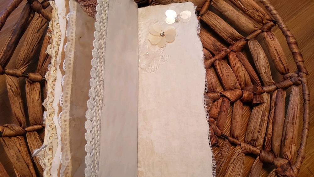 Shabby Slim Journal Handmade