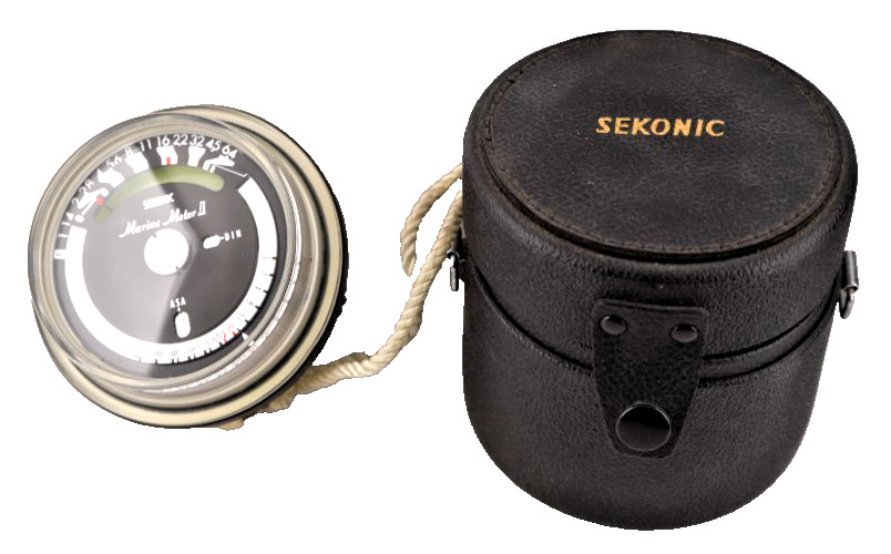 Sekonic Marine Meter II - Light Meter & Leather Case