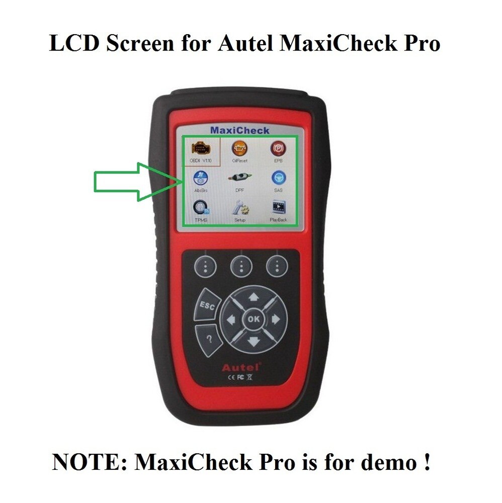 LCD Screen Display Replacement for Autel MaxiCheck Pro EPB Oil ABS DPF Steering
