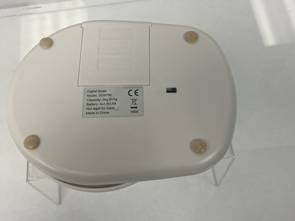 SI Manufacturing Digital Compact Scale With 5 Cup Bowl