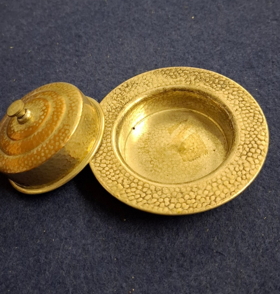 Vintage silver plated lidded dish