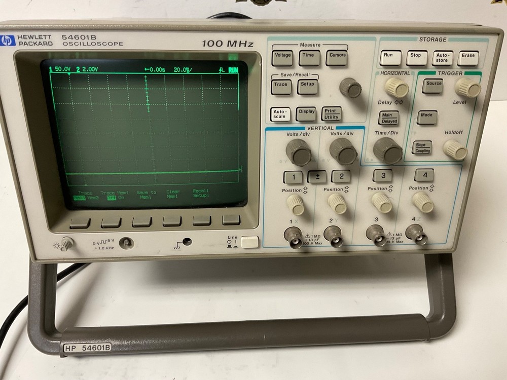 Hewlett Packard HP 54601B Oscilloscope 100MHz 54650A HP-IB Interface module