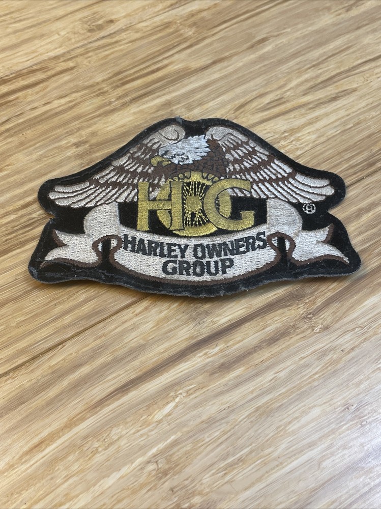 Vintage Harley Davidson Owners Group Patch Eagle Biker Motorcycle KG JD