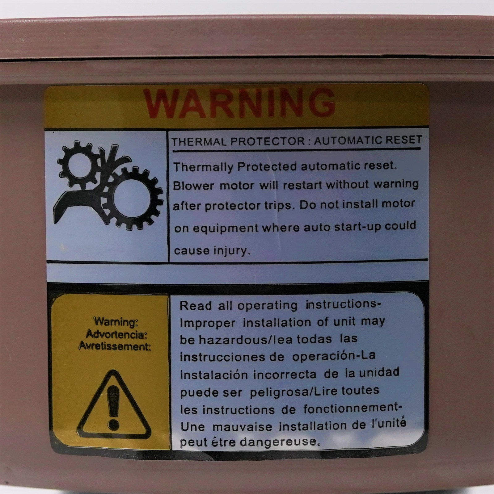 66404 Furnace Heater Draft Inducer Motor for Armstrong 40404-003, Ametek 117521