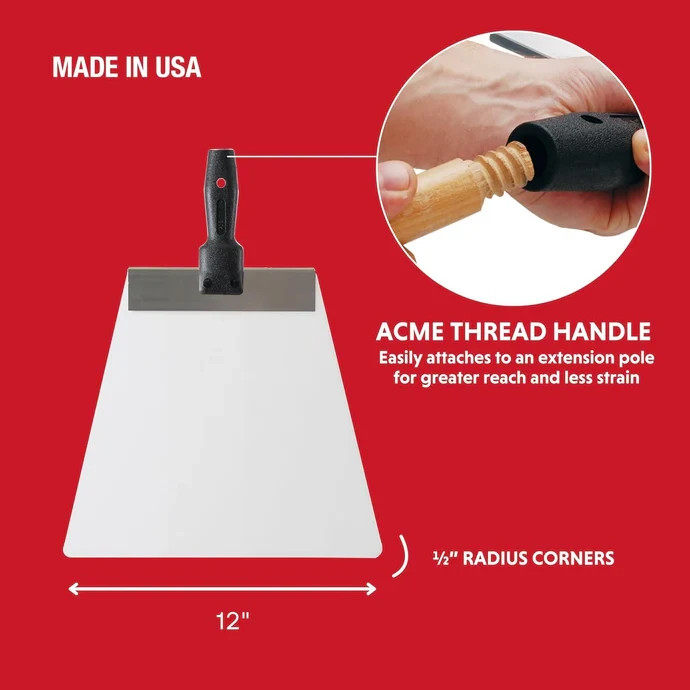 Advance Tools Drywall Knock Down Knife 12"