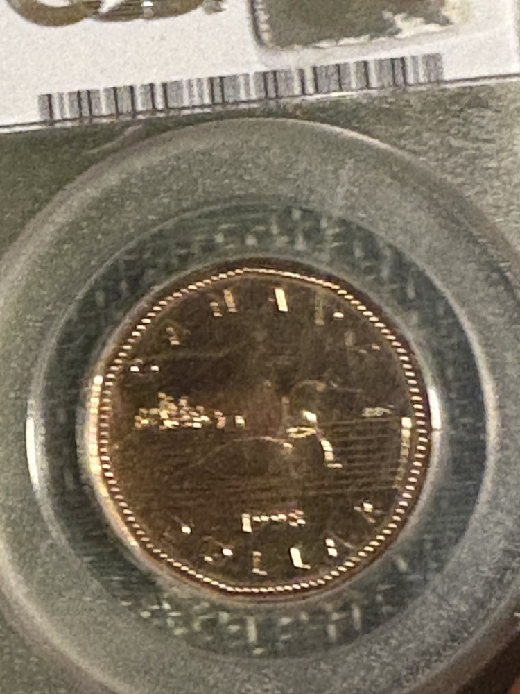 canada 1998 1 dollar pcgs 67