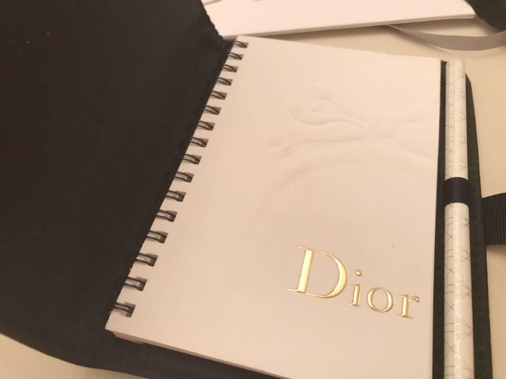 Christian DIOR Notebook Black